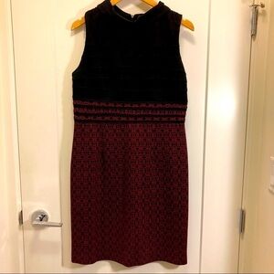 CHOPIN ROMA Sz 48 Jersey  Knit Mid Length Fitted Career Sz 12-14 US Dress